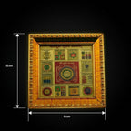 Rupastha Premium Sampoorna Kuber Yantra Gold Frame