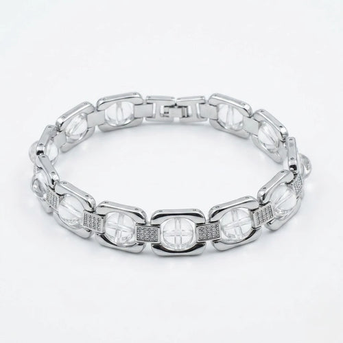 Rupastha Premium Sphatik Luxury Link Bracelet