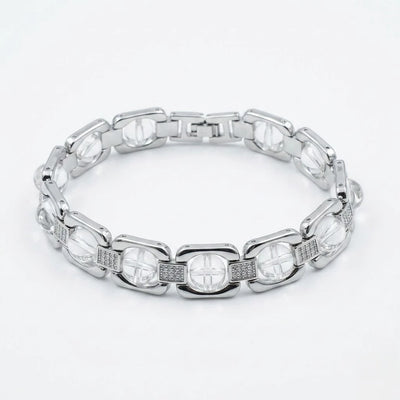 Rupastha Premium Sphatik Luxury Link Bracelet