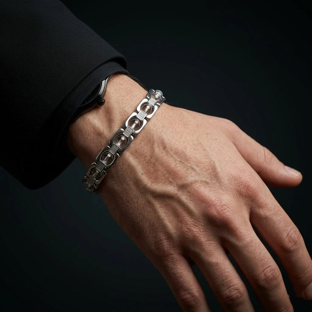 Rupastha Premium Sphatik Luxury Link Bracelet