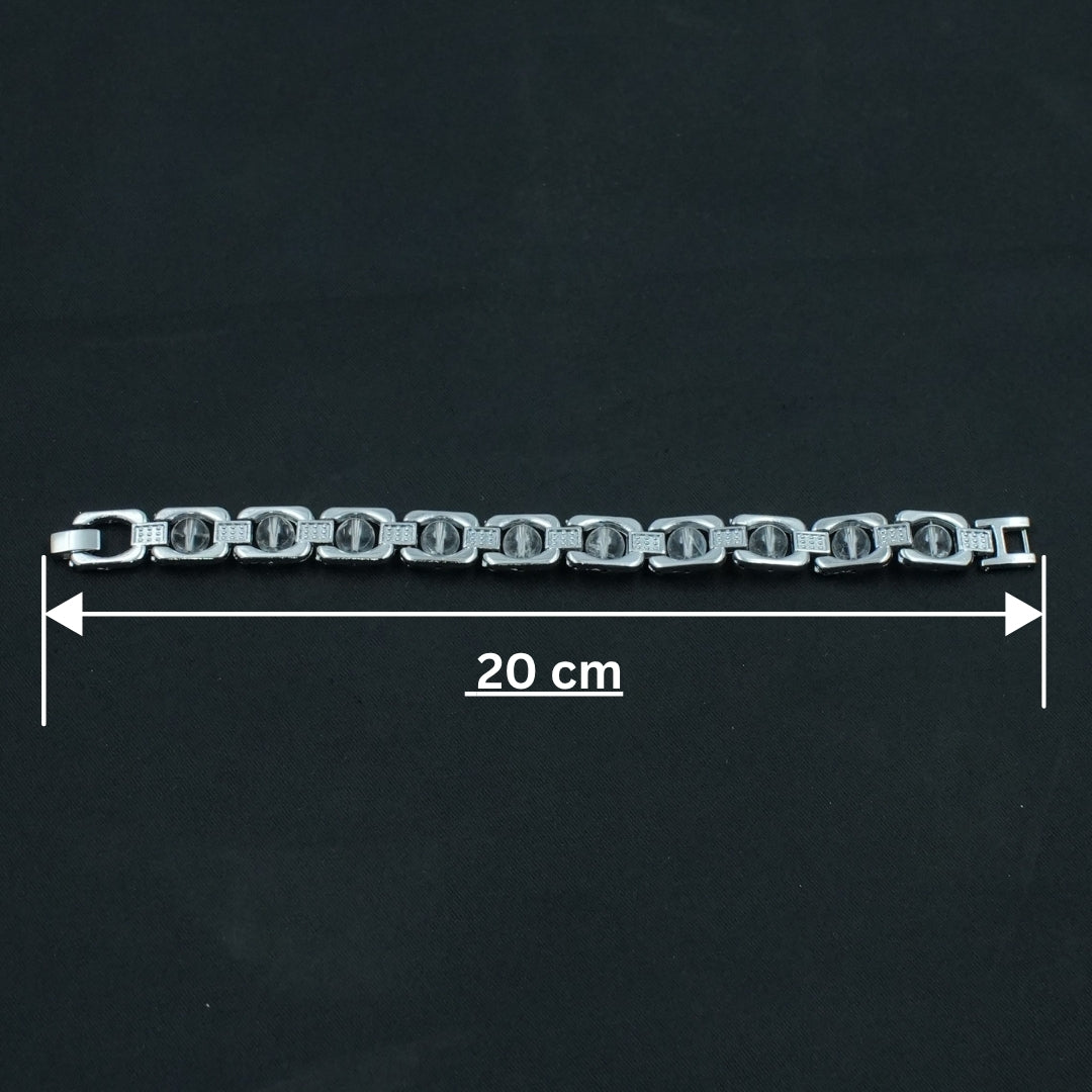 Rupastha Premium Sphatik Luxury Link Bracelet