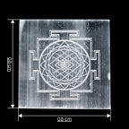 Rupastha Selenite Shree Yantra Charging Plate