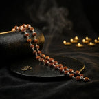 Rupastha Silver-Plated Pure Rudraksha Mala