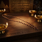 Rupastha Silver-Plated Pure Rudraksha Mala