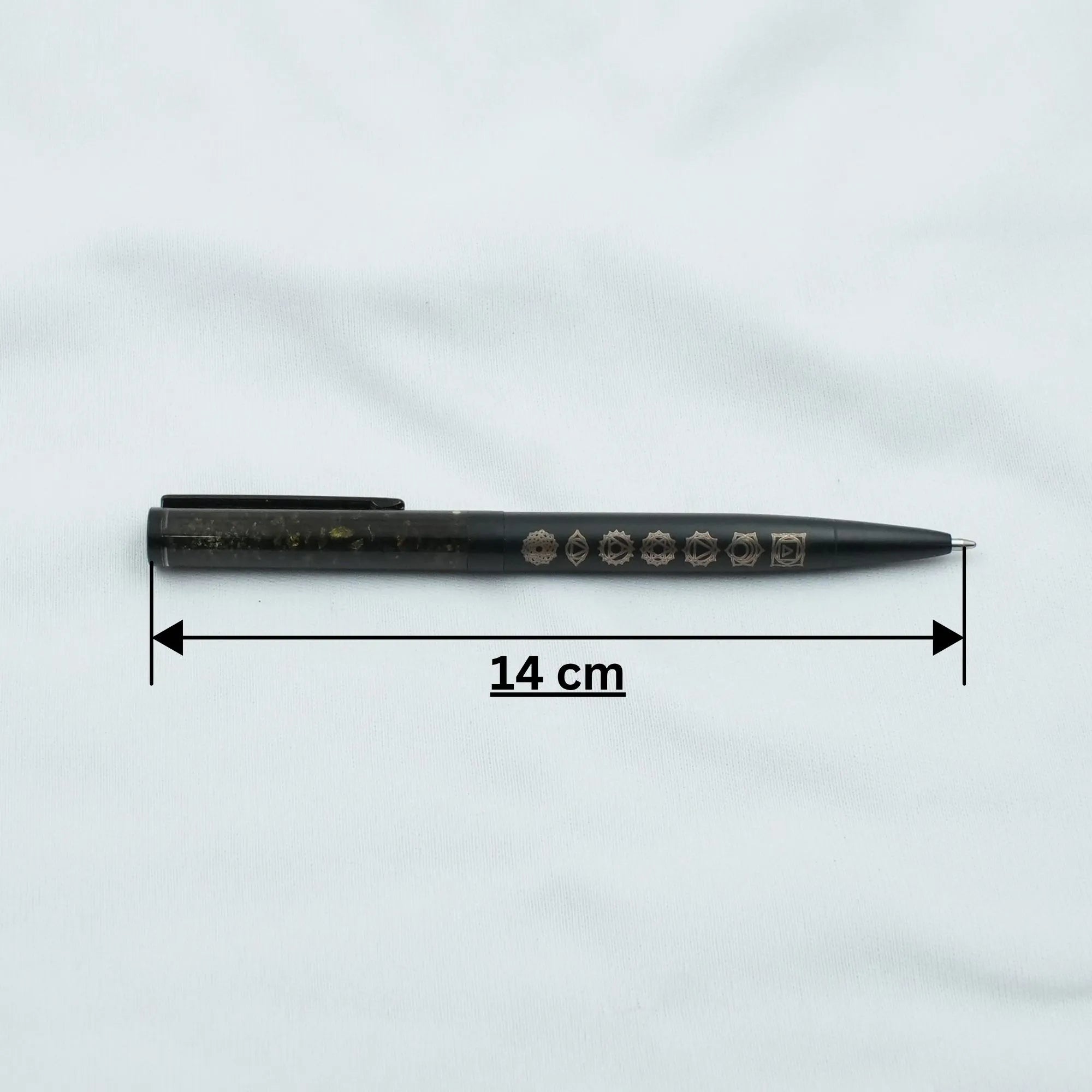 Rupastha Stealth Black Pyrite Crystal Pen